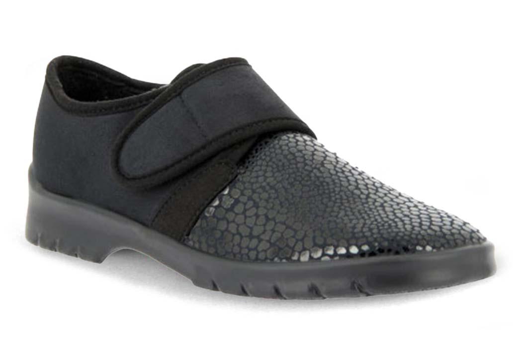 Varomed vital Strasbourg Damen Stretchschuhe, schwarz