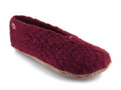 WoolFit� Woolies Damen Hausschuhe, bordo