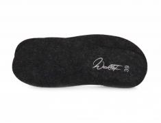 WoolFit� Damen Herren d�nne Filz-Einlegesohle 3mm, dunkelgrau
