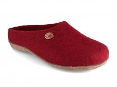 WoolFit� Pantoffel Classic, dunkel rot