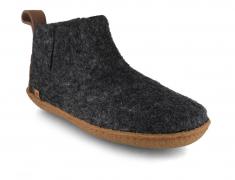 WoolFit� Damen Herren Yeti mit Naturgummisohle, graphit