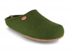 WoolFit� BareFoot Filzpantoffeln mit viel Zehenfreiheit, gr�n