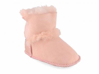 Warmbat Hay Baby Bootie, dusty pink