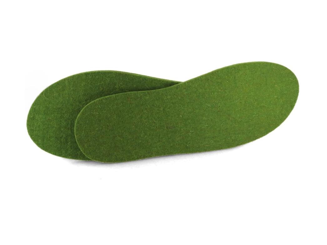 WoolFit� Classic Einlegesohle 7mm, grasgr�n