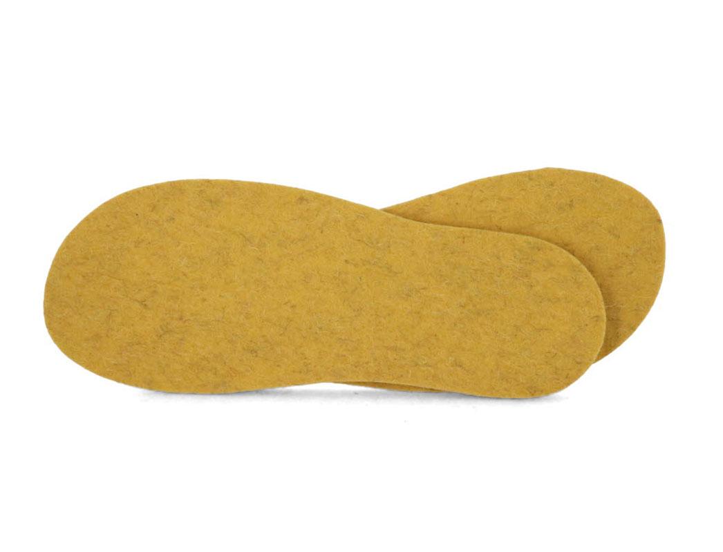 WoolFit� Einlegesohle 5mm dick, maisgelb