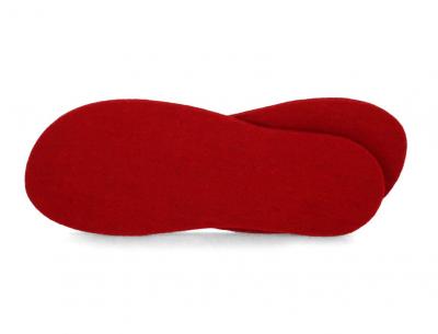 WoolFit� Einlegesohle 5mm dick, rot | in allen Farben