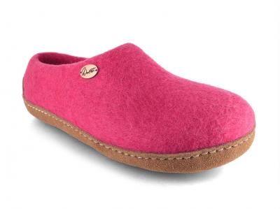 WoolFit� handgefilzte Pantoffeln f�r Damen in Pink