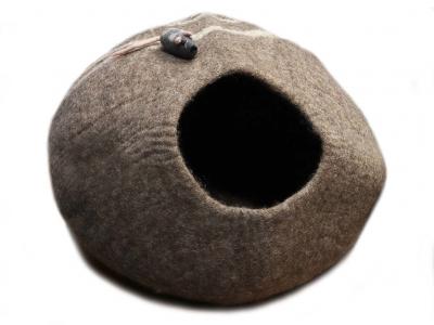 WoolFit� Katzenh�hle aus Filz, beige