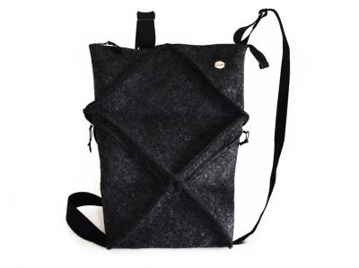 Einzigartiger faltbarer Filzrucksack