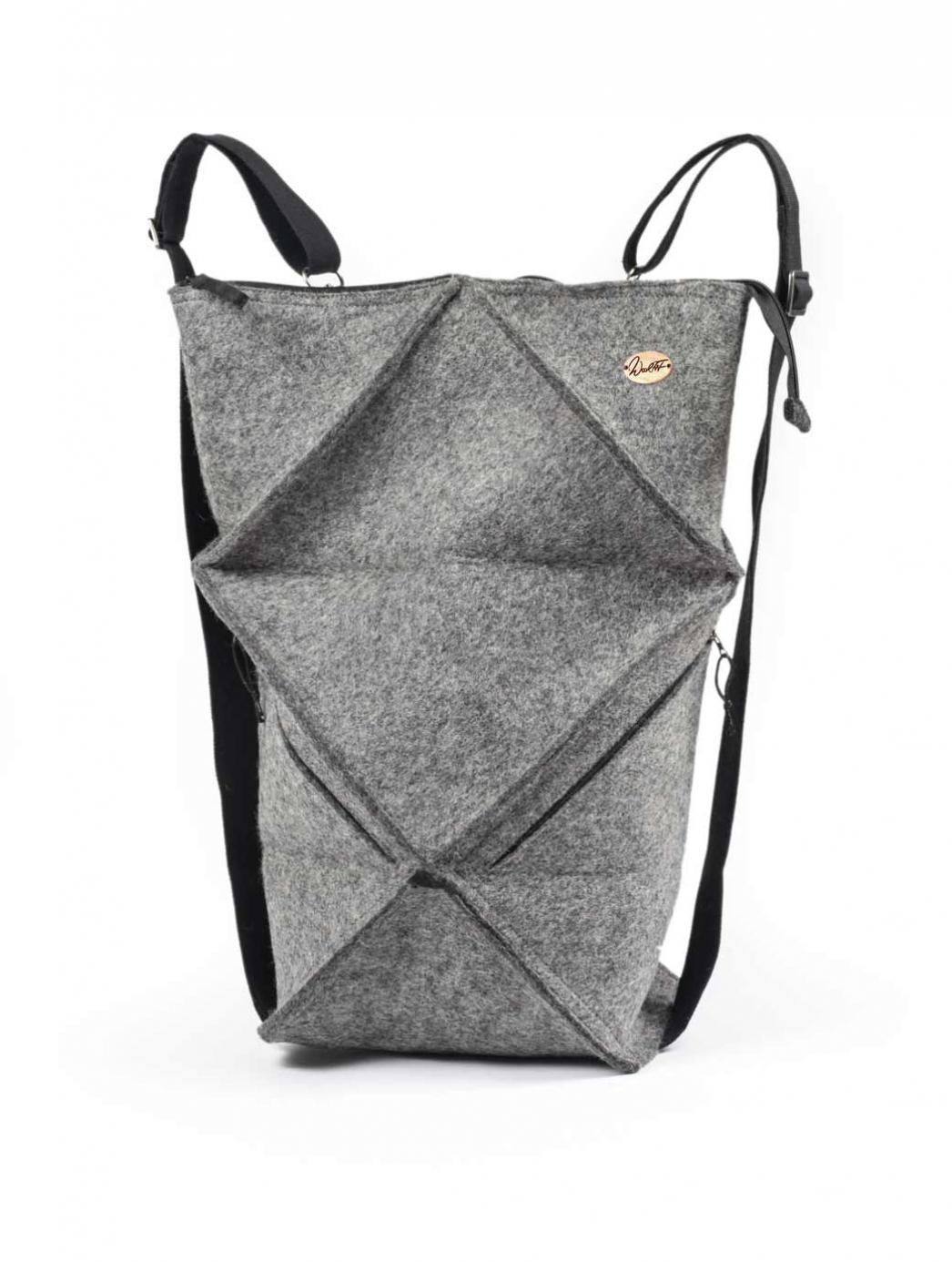 WoolFit� Origami Rucksack, hellgrau