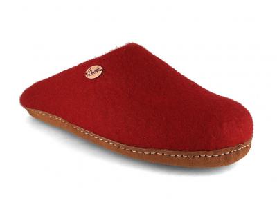 WoolFit� Tibet, dunkel rot | hausschuhexperte.de