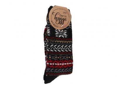 WoolFit� Time to Hygge Socken mit Wolle, schwarz
