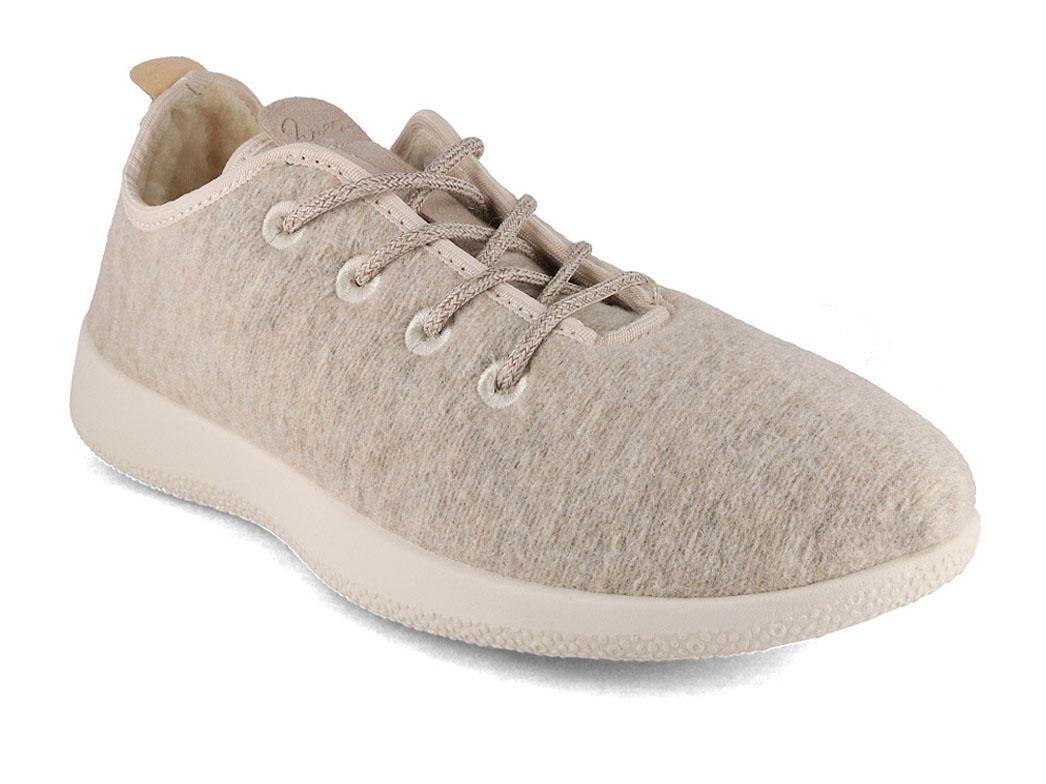 WoolFit� Woll-Sneaker - gef�ttert, beige