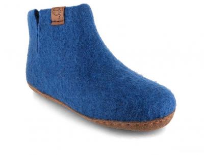 WoolFit� Yeti Kids Filz Boots, blue