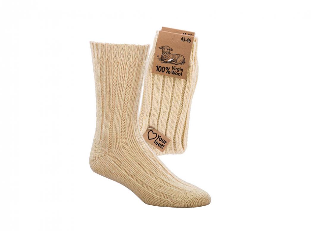 WoolFit� extra warme Wollsocken aus 100% Lammwolle, wollwei�