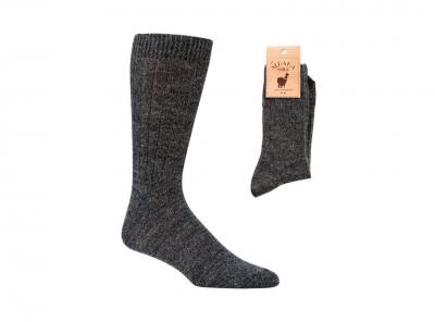 WoolFit Alpaka Socken, maschinenwaschbar, anthrazit